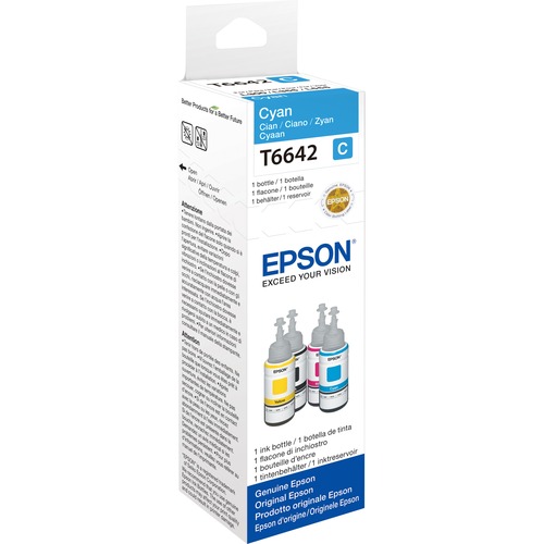 EPSON T6642 CYAN Bouteille d'encre 70ML