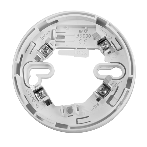 DMTECH - Base à profil bas - Compatible avec les détecteurs DMTECH - Nécessaire pour l'installation du détecteur - Repère de montage facile - Compatible avec un témoin d'action